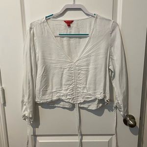 Guess white Crop Top